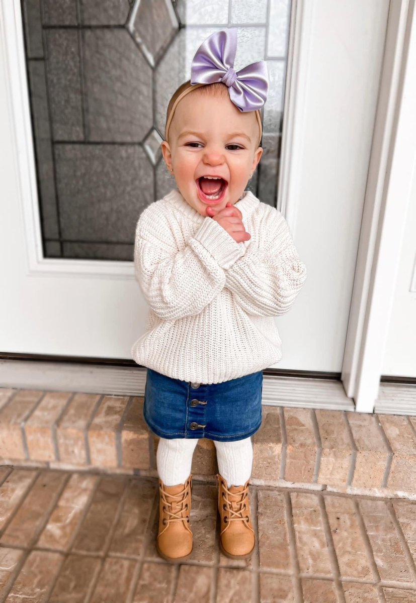Lilac Satin Bow - EmZo Bowsbow