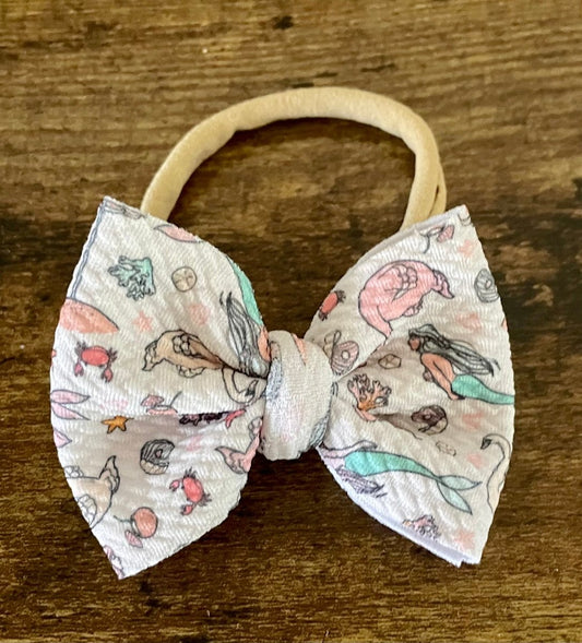 Mermaids Newborn Bow - EmZo Bowsnewborn bow