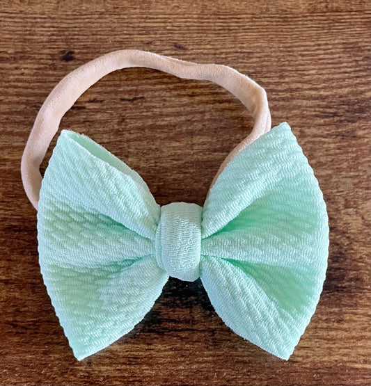 Mint Newborn Bow - EmZo Bowsnewborn bow