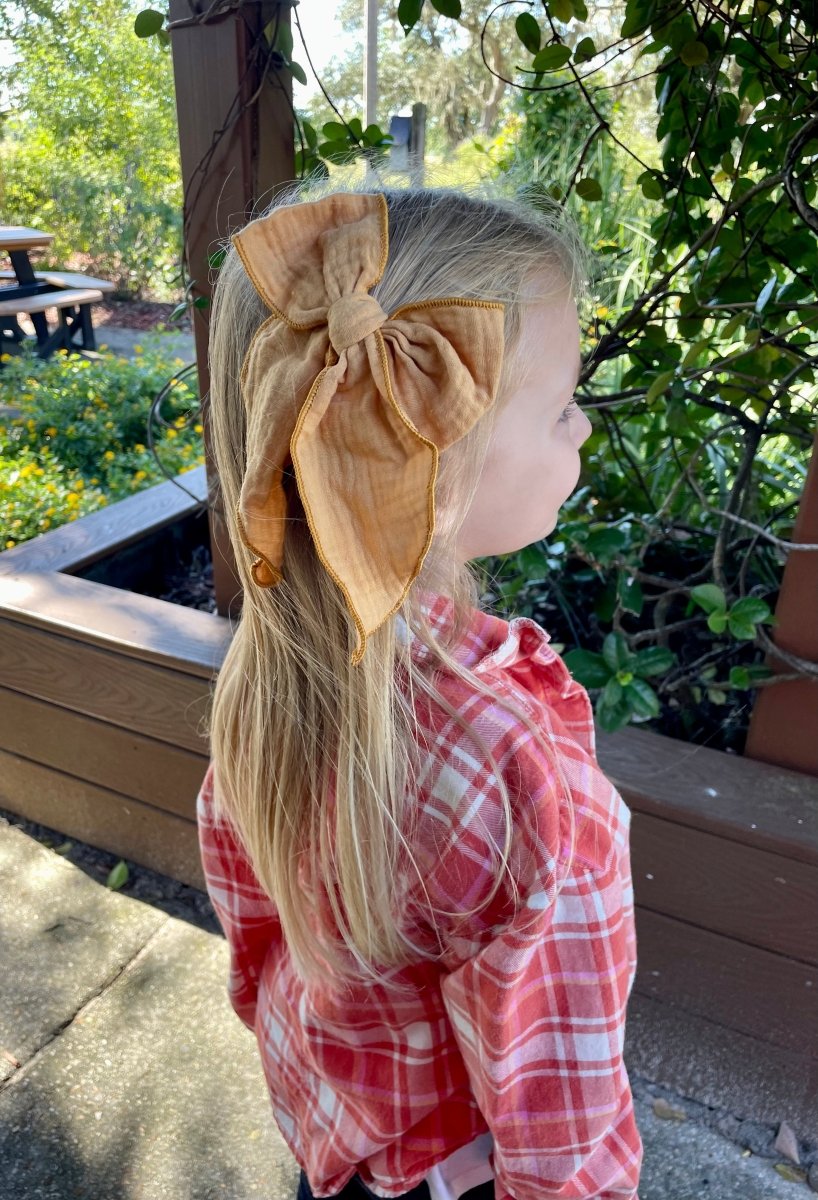 Mustard Sailor Bow - EmZo BowsSailor bow