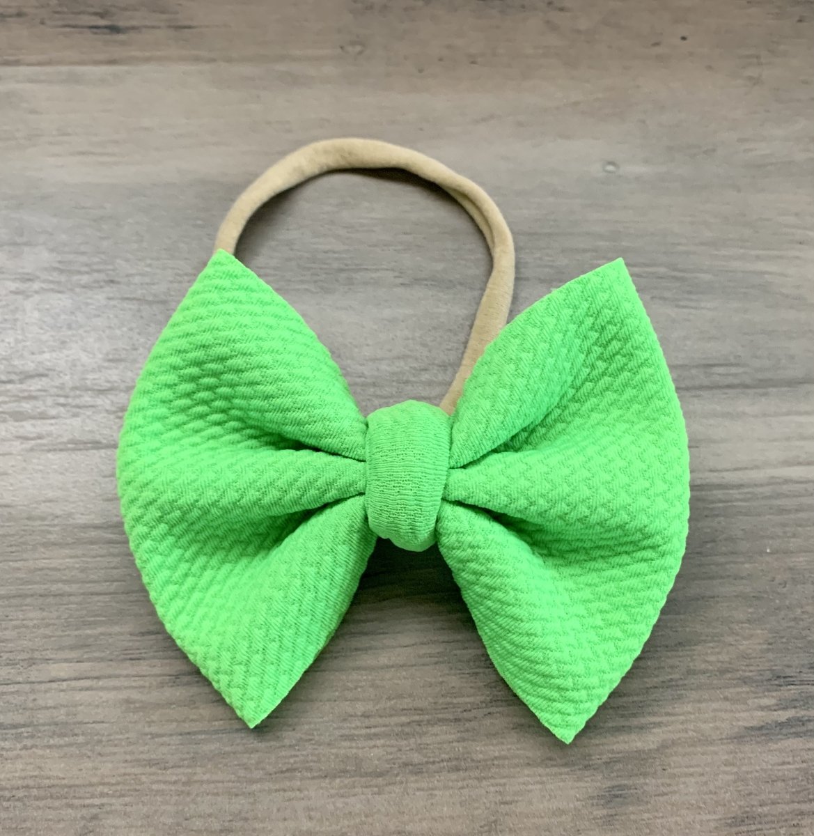 Neon Green Bow - EmZo Bowsbow