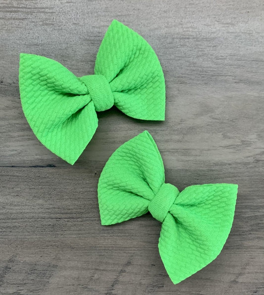 Neon Green Dainty Set - EmZo Bowsdainty