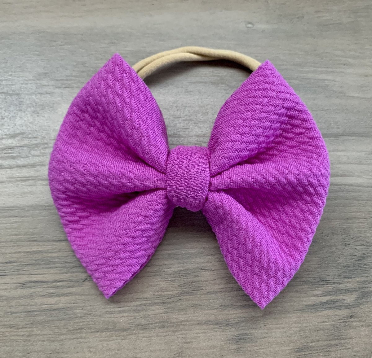 Neon Purple Bow - EmZo Bowsbow