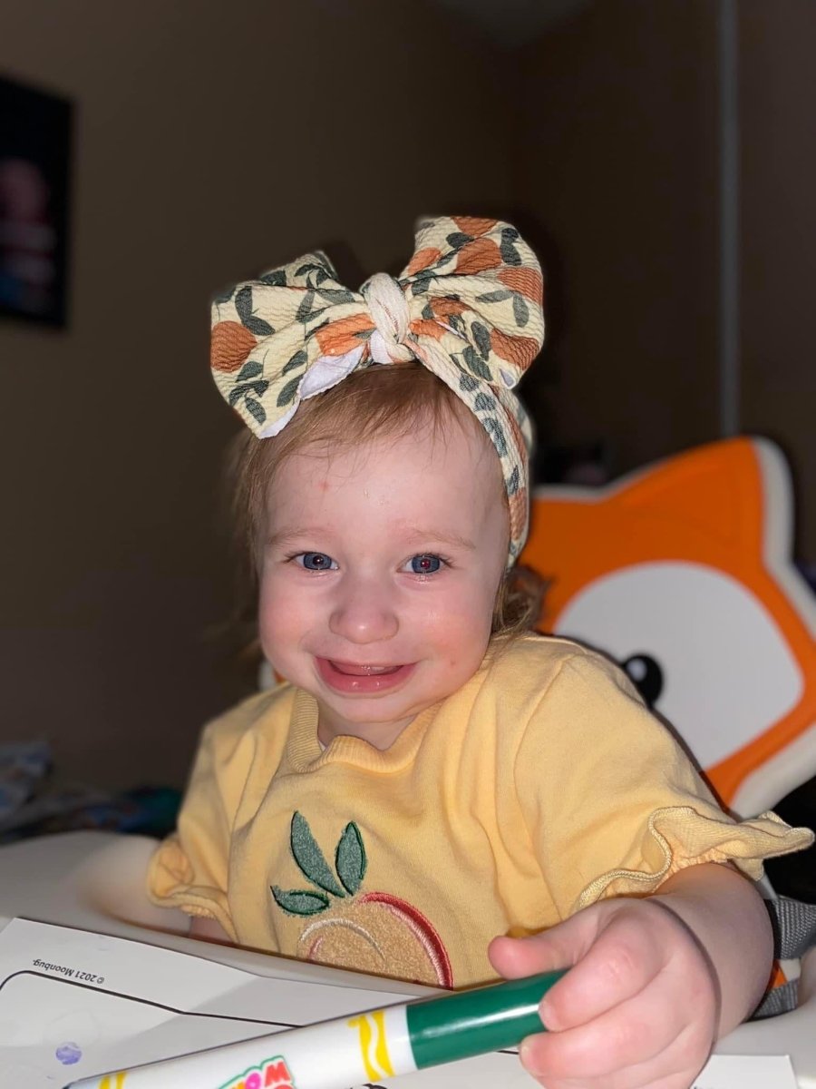 Oranges Head Wrap - EmZo BowsHead wrap