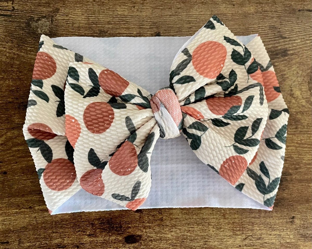 Oranges Head Wrap - EmZo BowsHead wrap