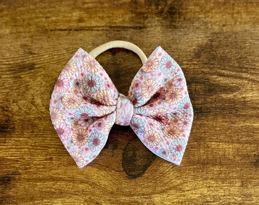 Pastel Florals Bow - EmZo Bowsbow
