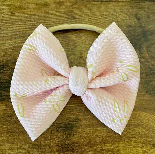 Pink Bunnies Bow - EmZo Bowsbow