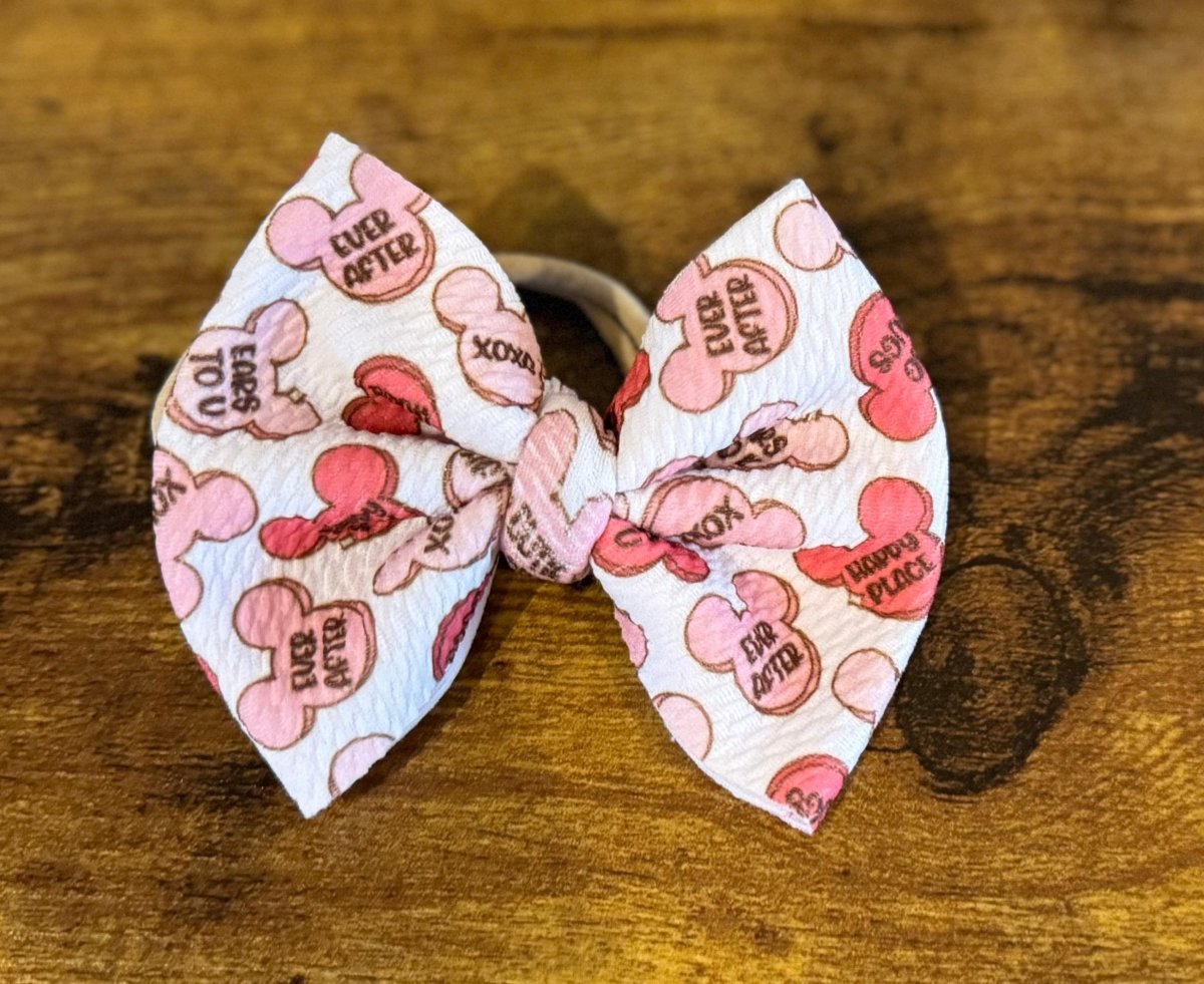 Pink Ears Bow - EmZo Bowsbow