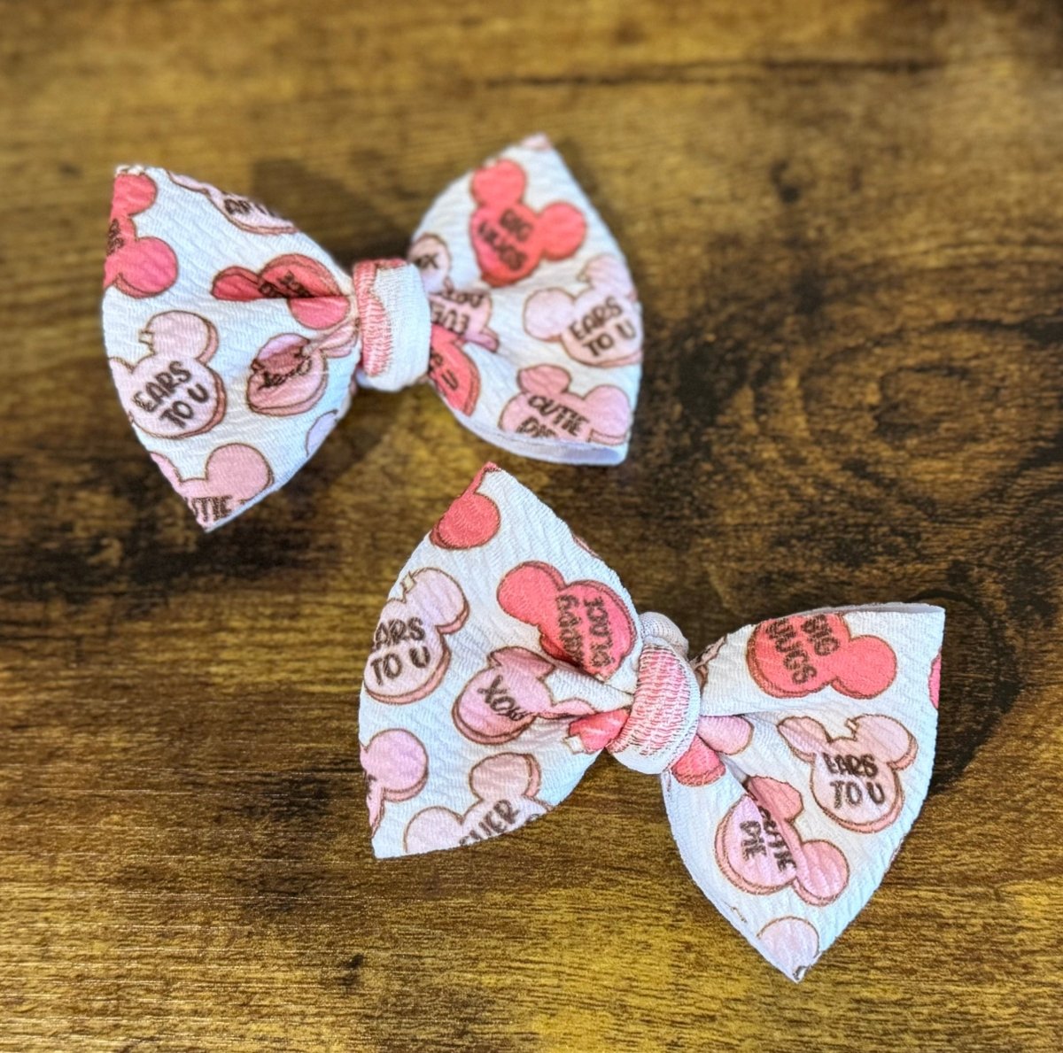 Pink Ears Dainty Set - EmZo Bowsdainty