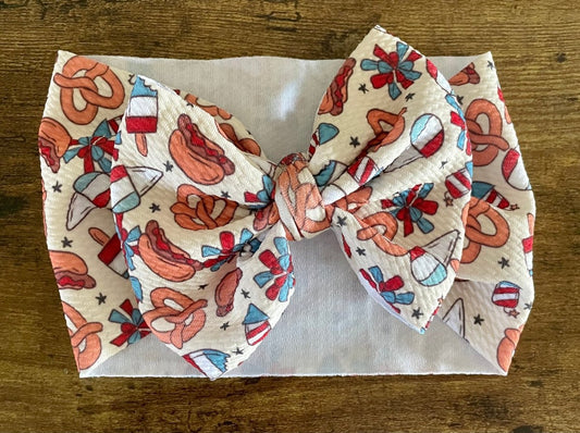 Pretzels Head Wrap - EmZo BowsHead wrap