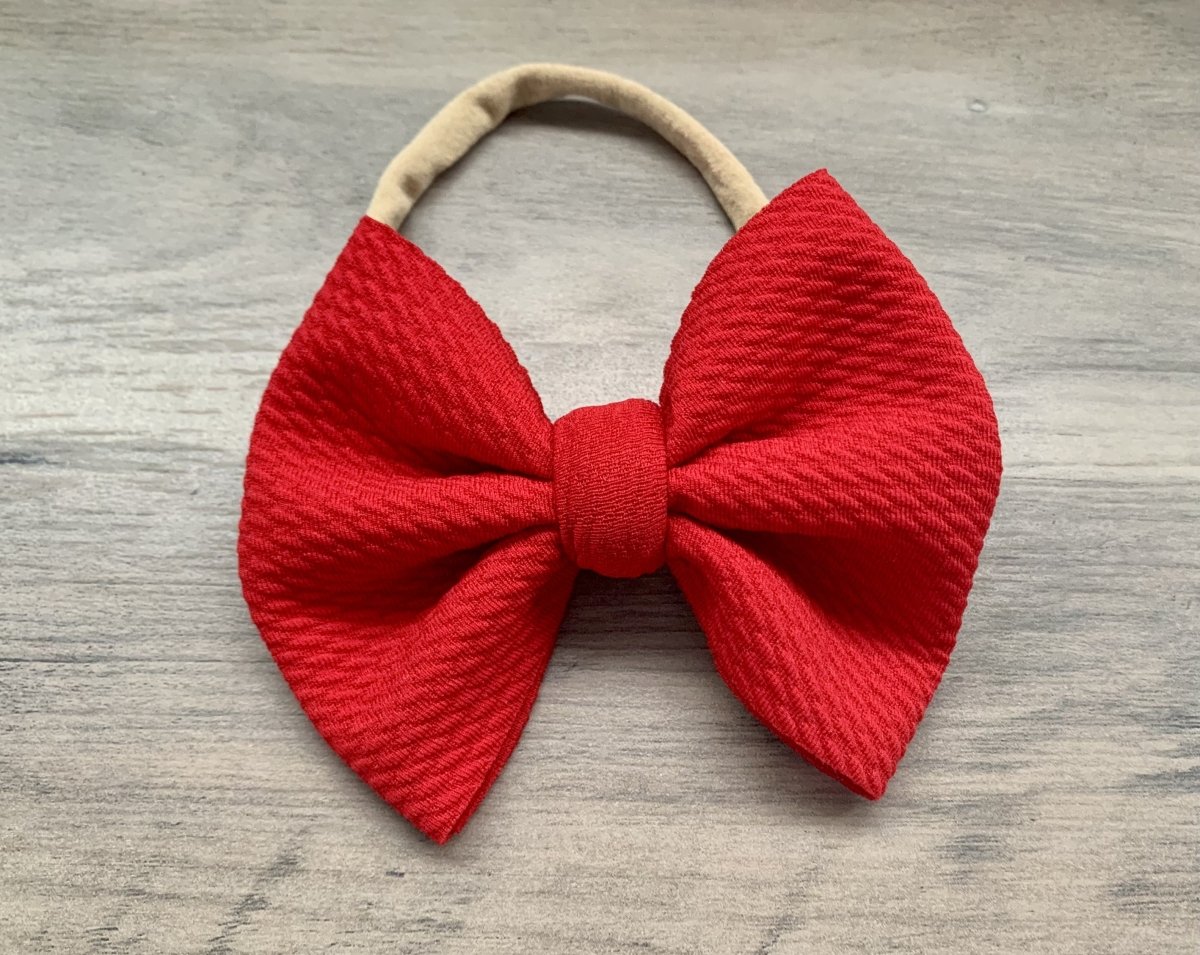 Red Bow - EmZo Bowsbow