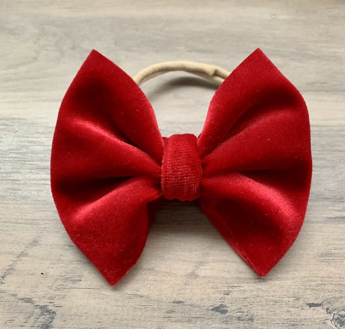 Red Velvet Bow - EmZo Bowsbow