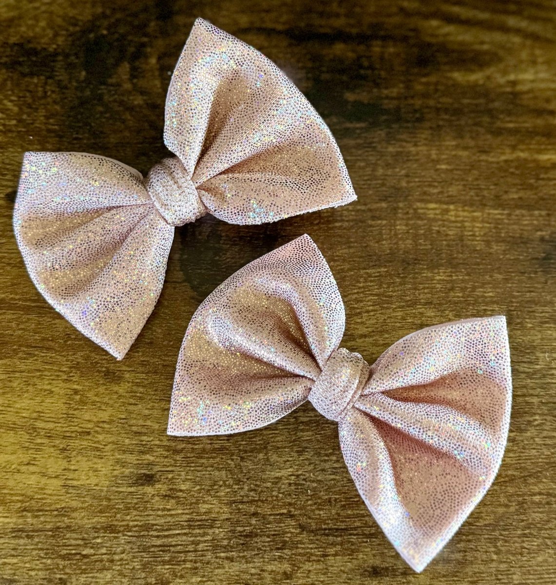 Rose Gold Shimmer Dainty Set - EmZo Bowsdainty