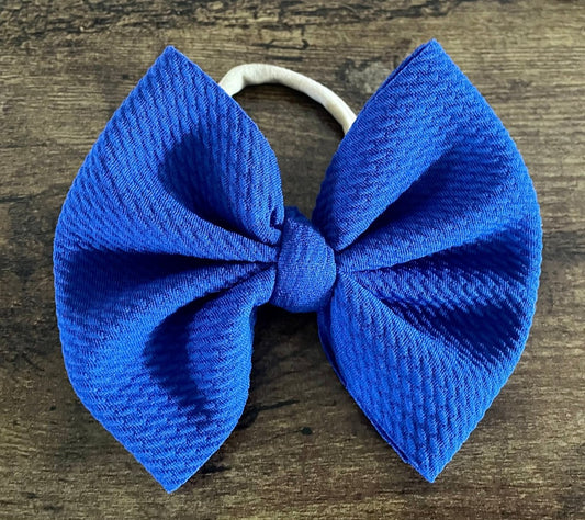 Royal Blue Big Bow - EmZo BowsBig Bow