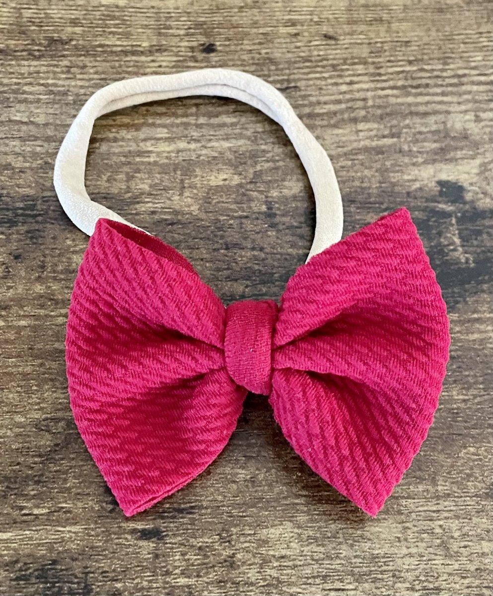 Ruby Newborn Bow - EmZo Bowsnewborn bow