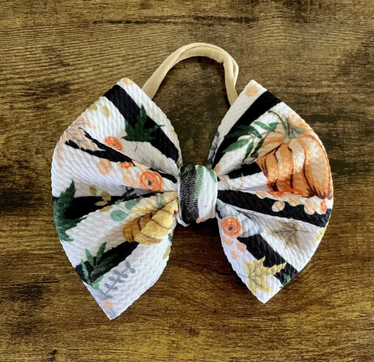 Rustic Pumpkin Big Bow - EmZo BowsBig Bow