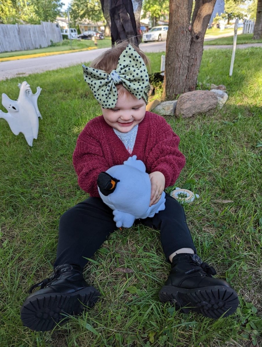 Sage Dots Head Wrap - EmZo BowsHead wrap