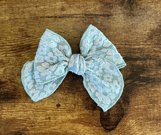 Sage Floral Sailor Bow - EmZo BowsSailor bow