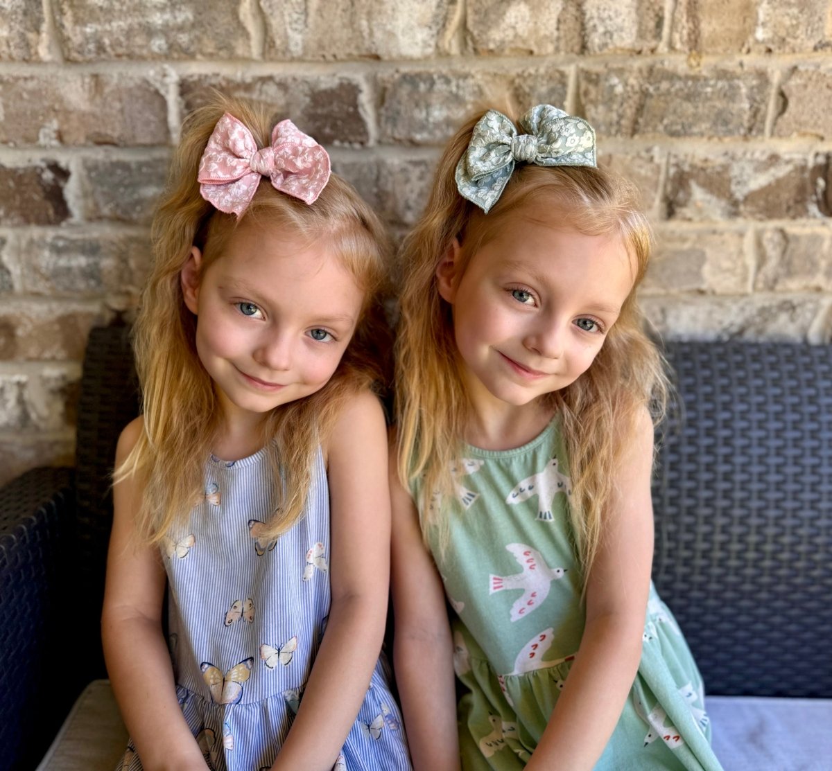 Sage Floral Sailor Bow - EmZo BowsSailor bow