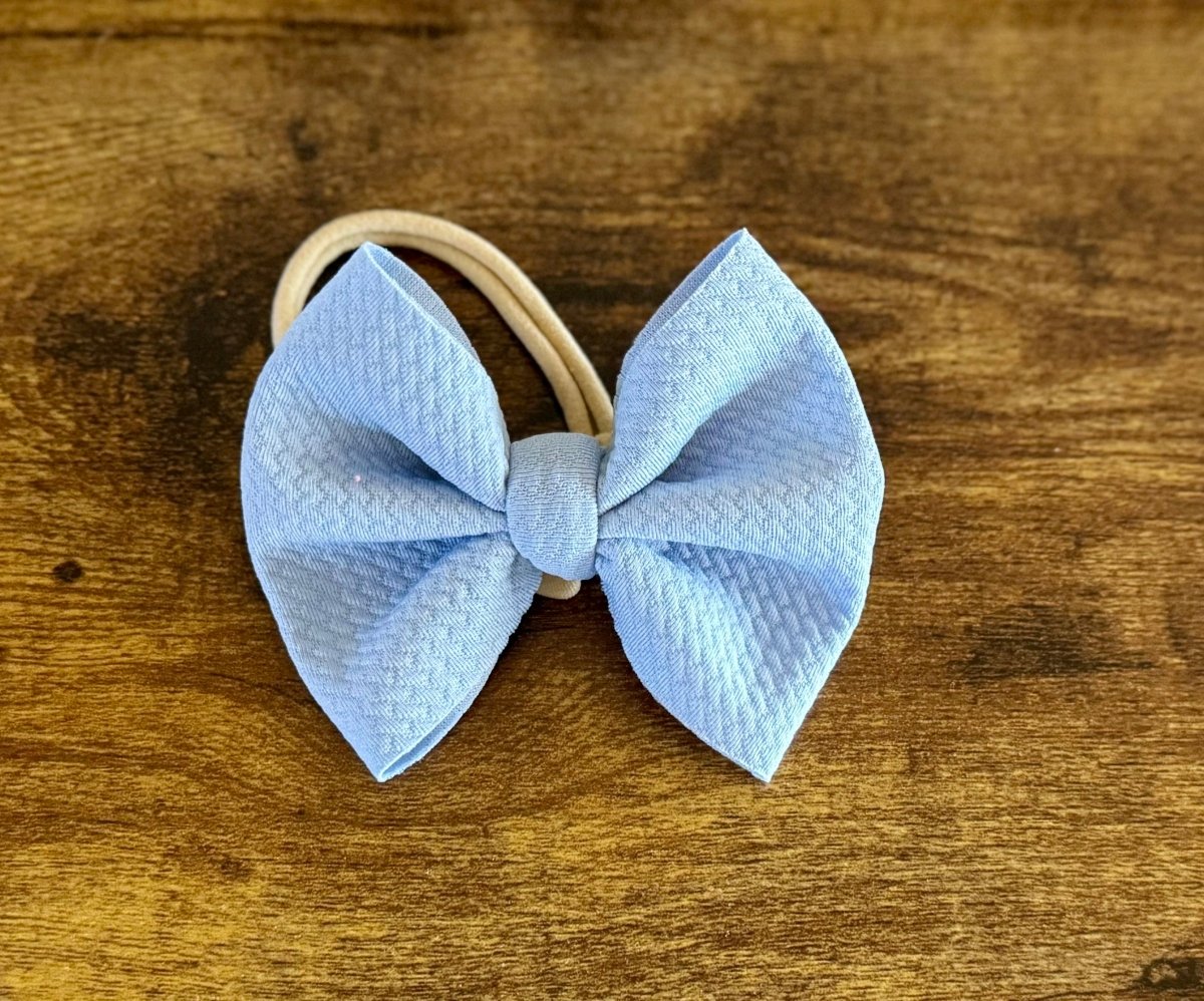 Sky Blue Bow - EmZo Bowsbow