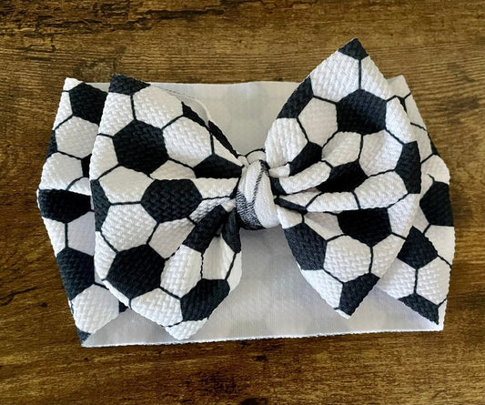 Soccer Head Wrap - EmZo BowsHead wrap