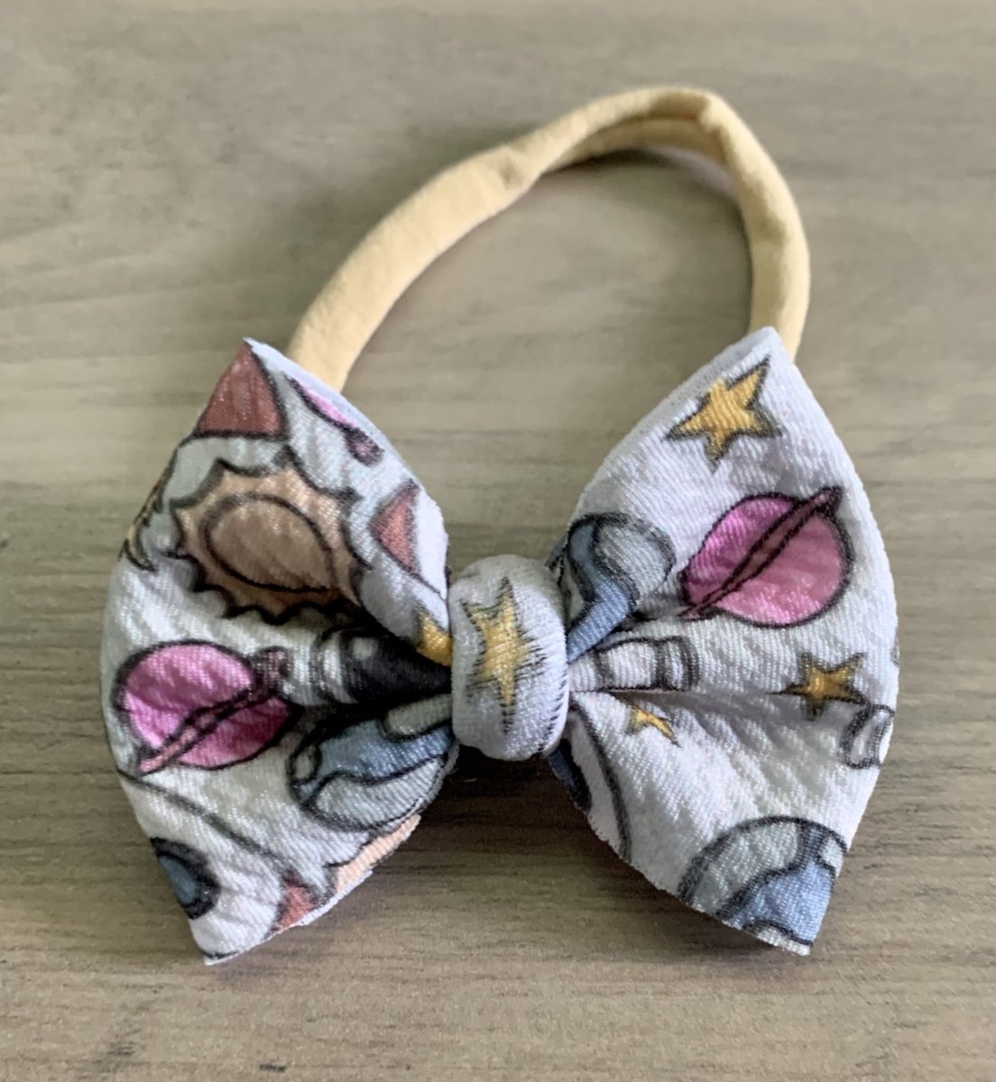 Space Newborn Bow - EmZo Bowsnewborn bow