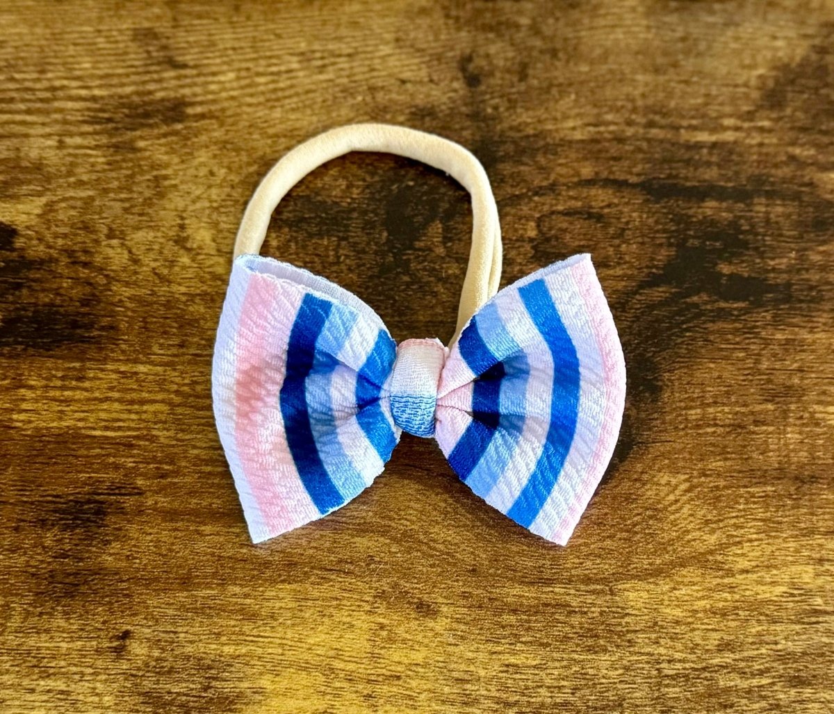 Spring Showers Newborn Bow - EmZo Bowsnewborn bow