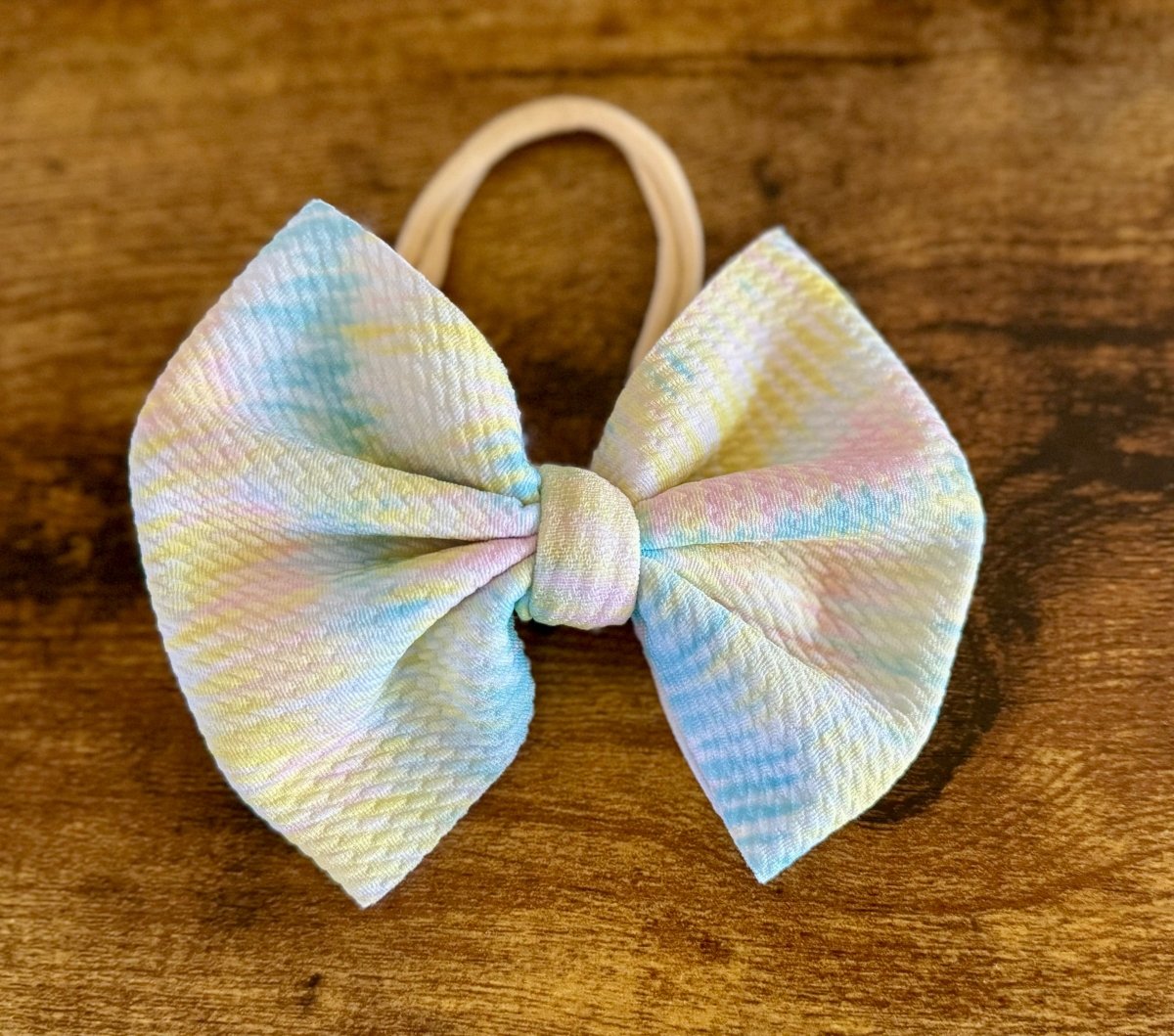 Spring Tie Dye Big Bow - EmZo BowsBig Bow