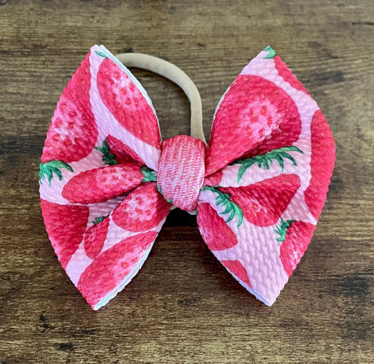 Strawberries Bow - EmZo Bowsbow