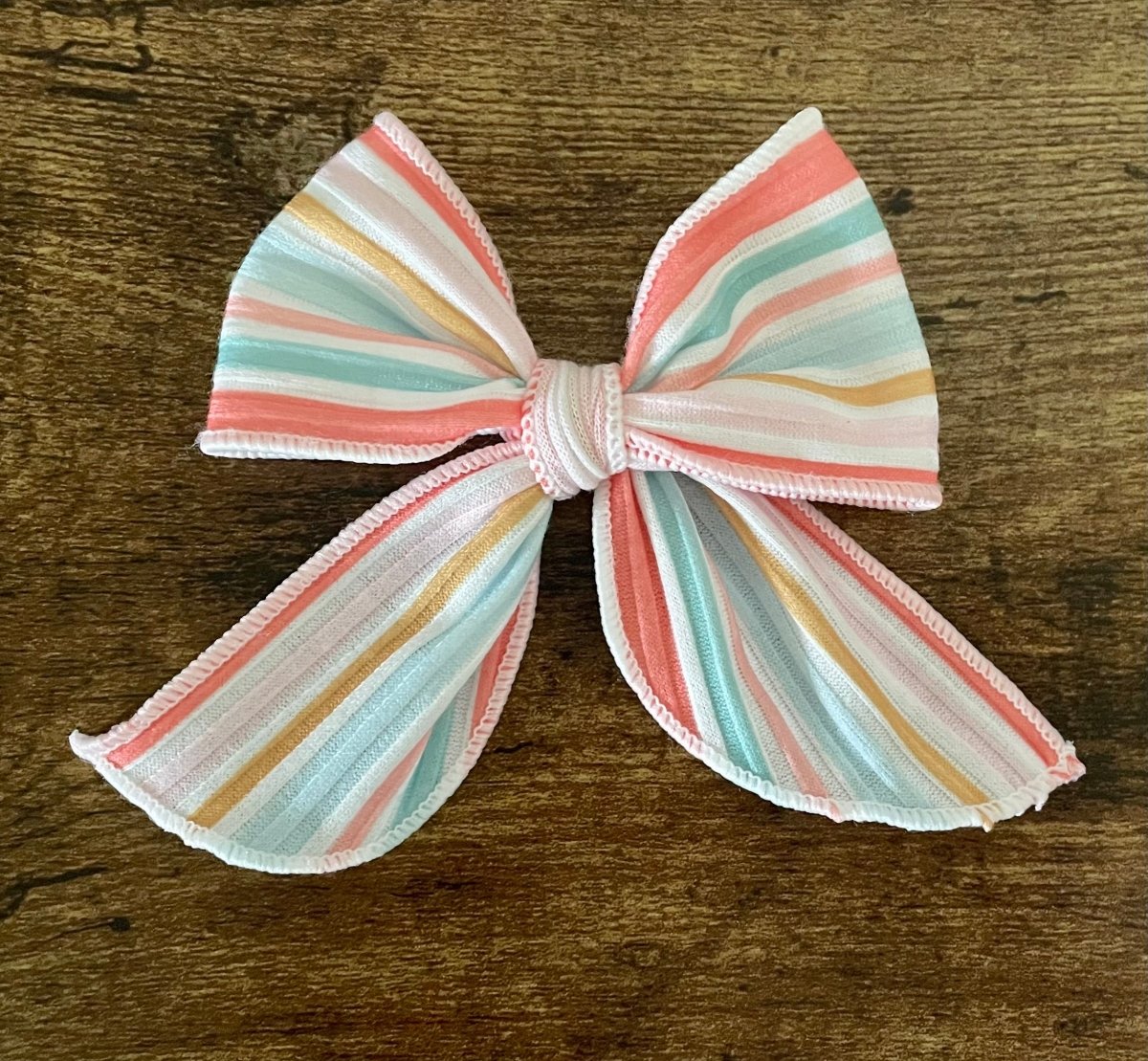 Summer Stripes Sailor Bow - EmZo BowsSailor bow