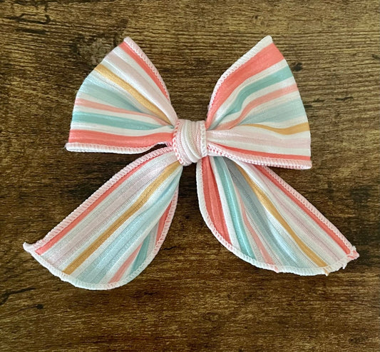Summer Stripes Sailor Bow - EmZo BowsSailor bow