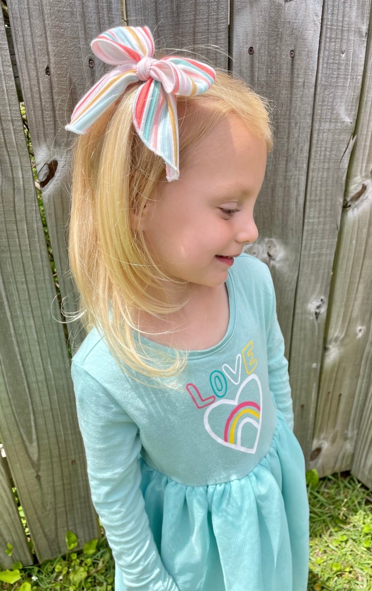 Summer Stripes Sailor Bow - EmZo BowsSailor bow