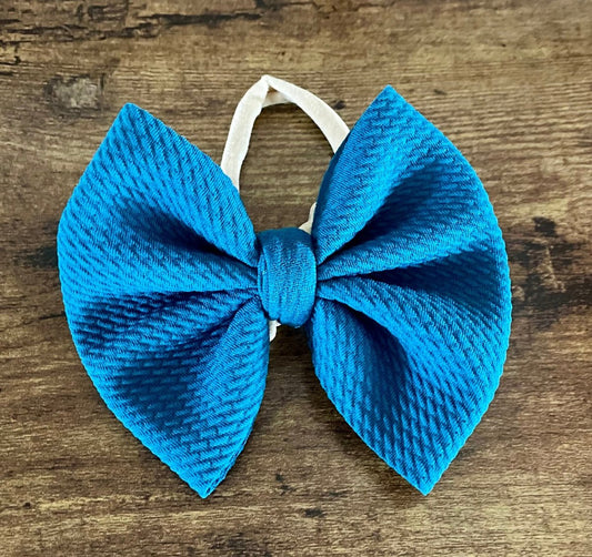 Teal Big Bow - EmZo BowsBig Bow