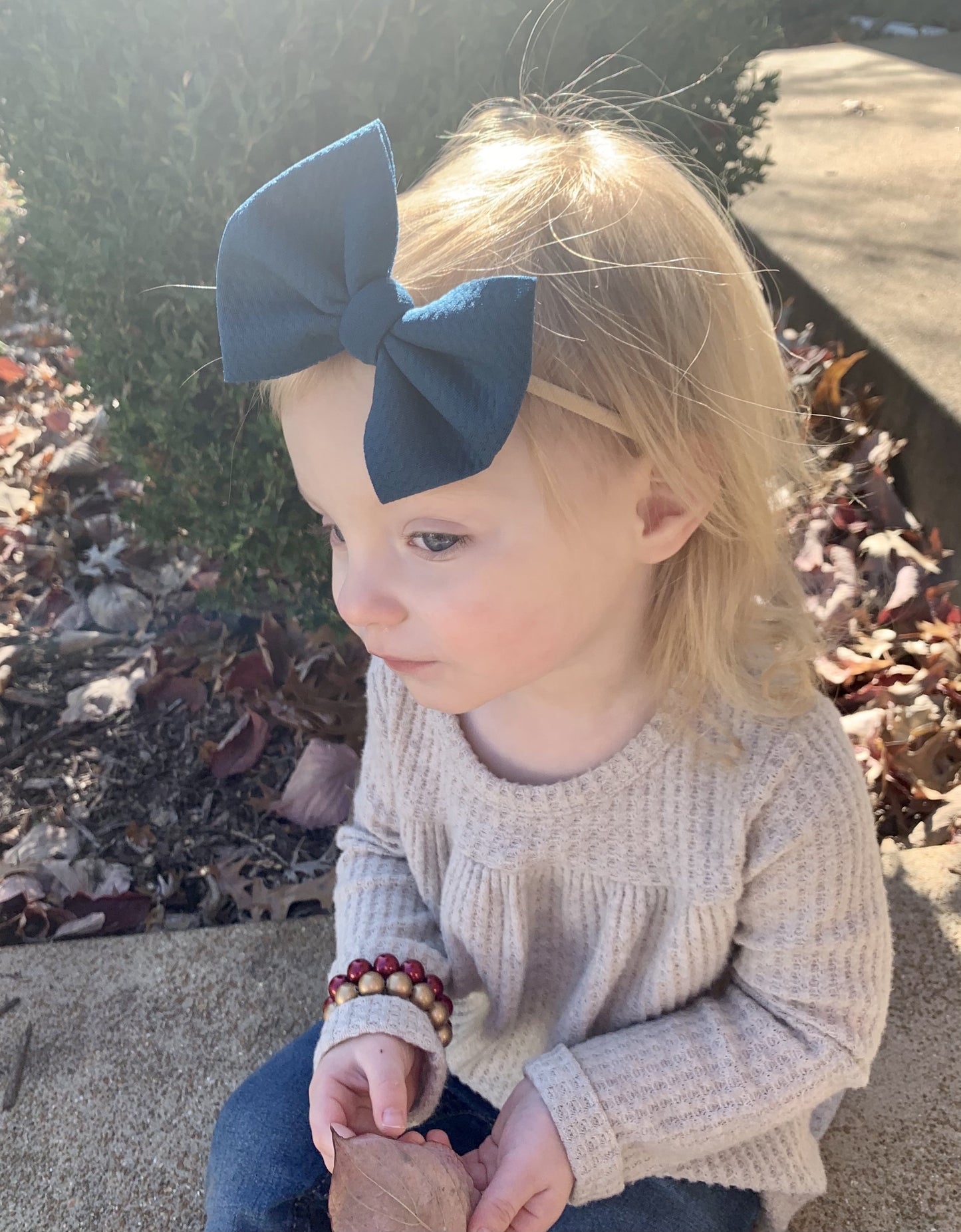 Teal Bow - EmZo Bows