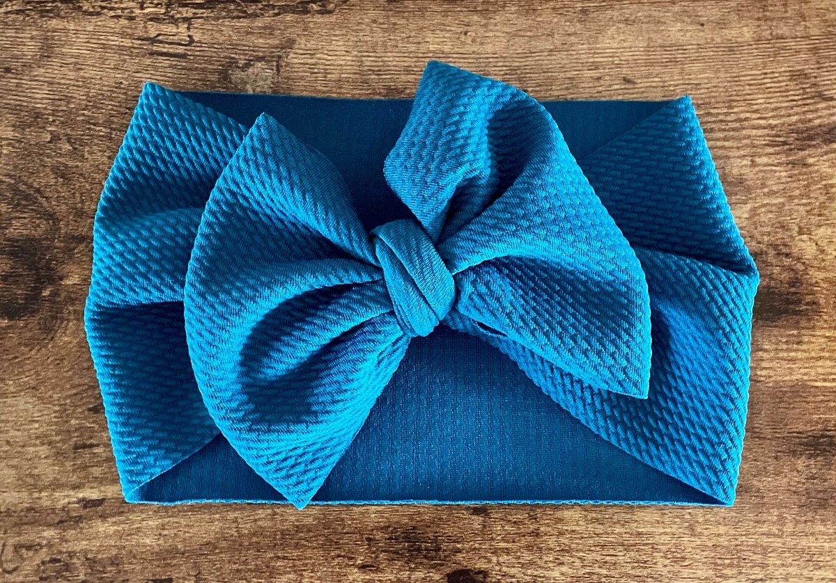 Teal Head Wrap - EmZo BowsHead wrap