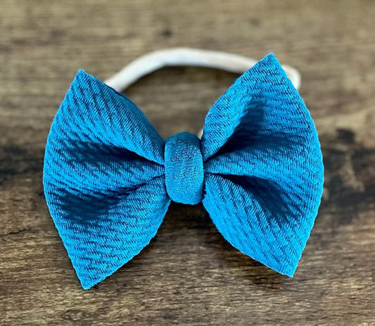 Teal Newborn Bow - EmZo Bowsnewborn bow