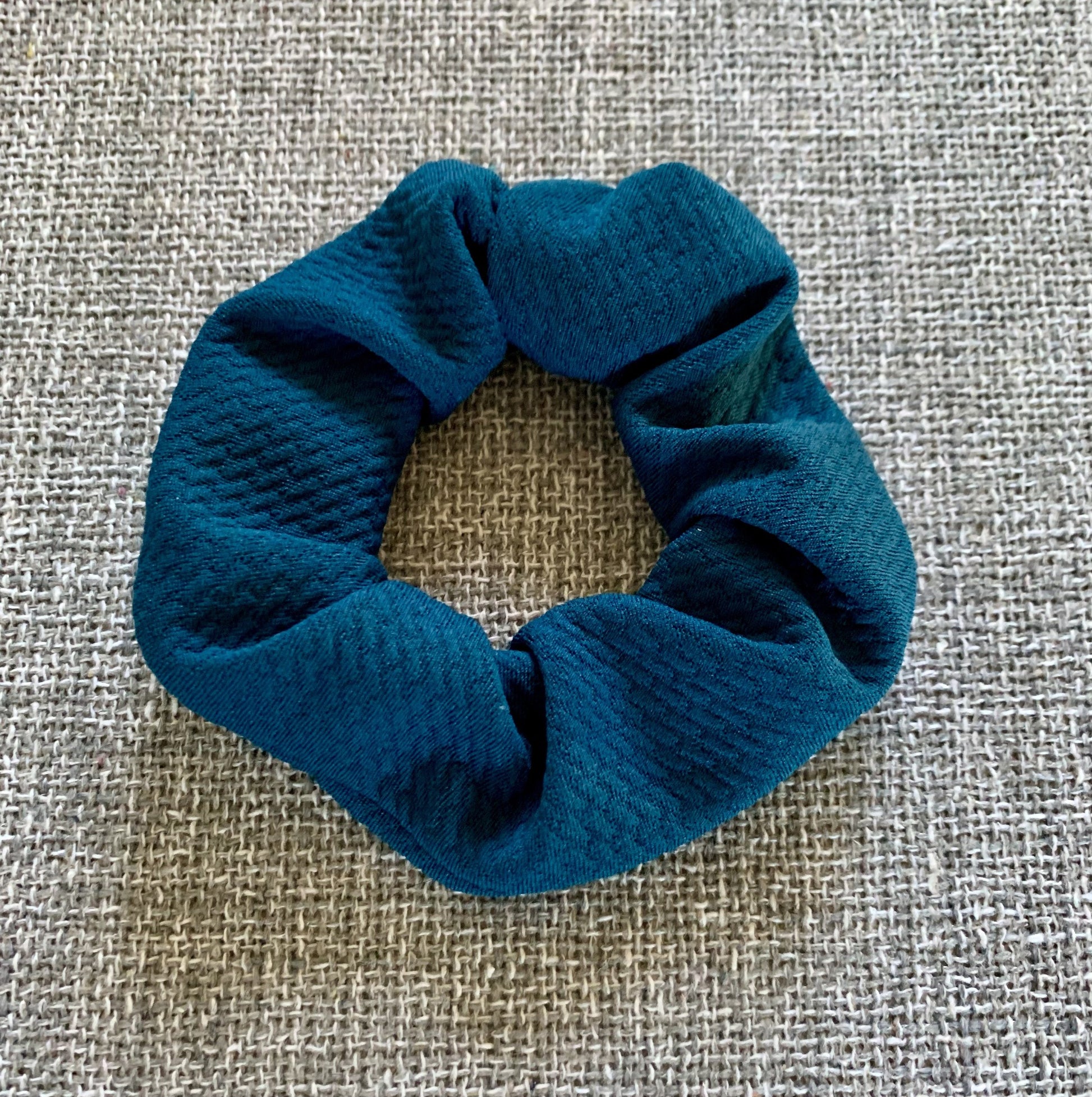 Teal Scrunchy - EmZo Bows