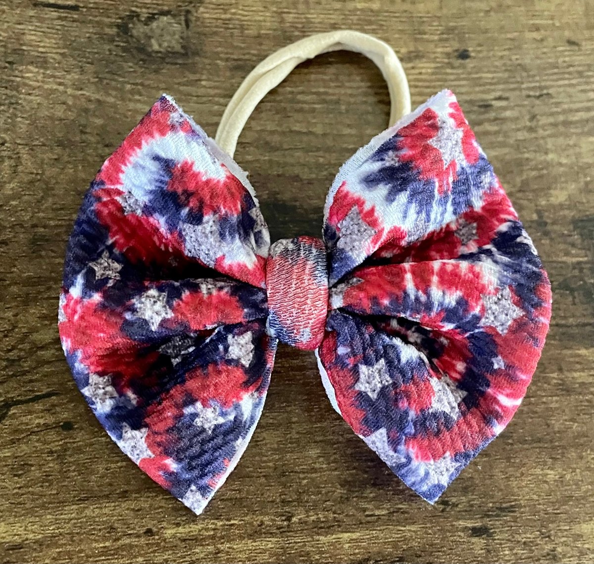 Tie Dye Stars Bow - EmZo Bowsbow