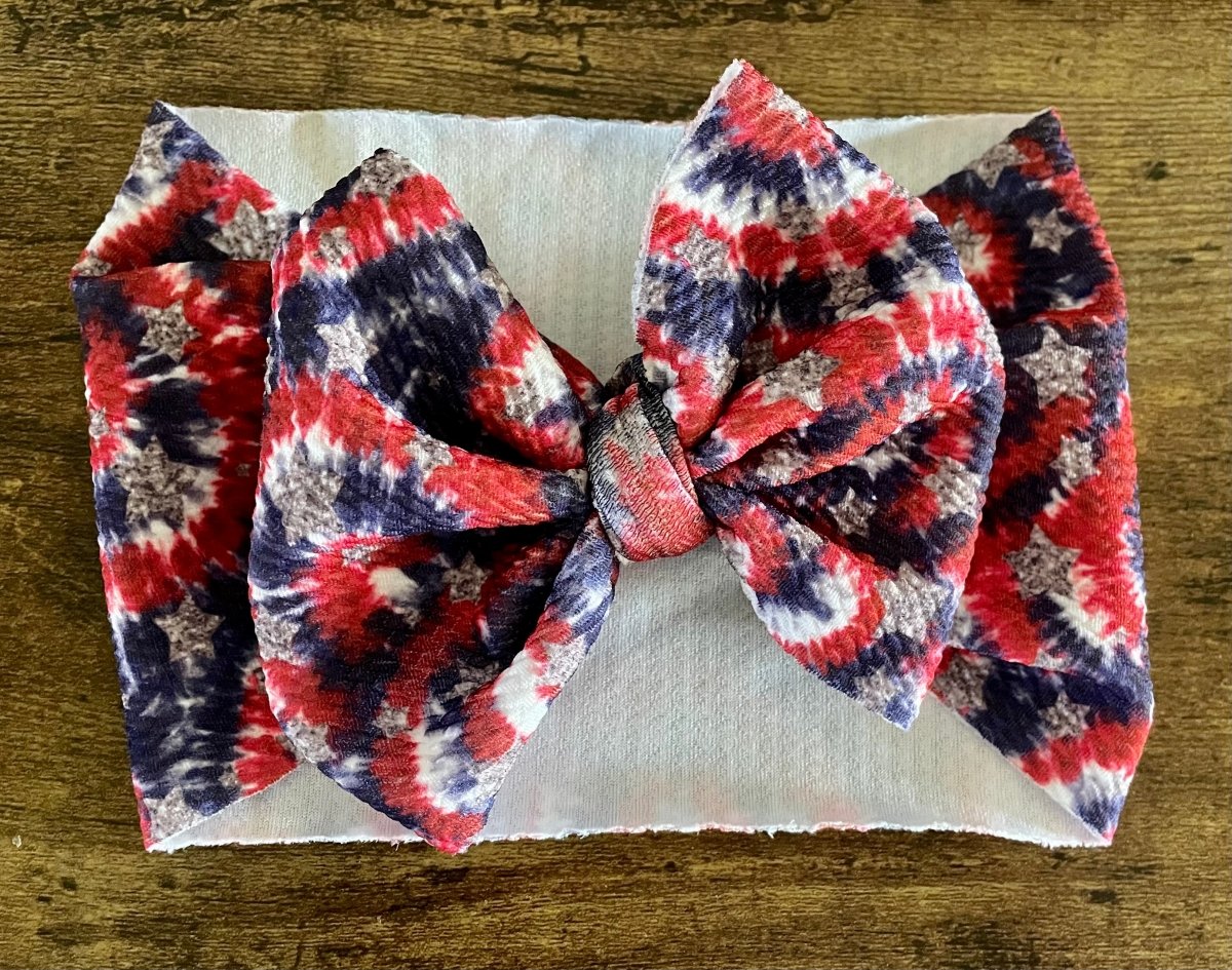 Tie Dye Stars Head Wrap - EmZo BowsHead wrap