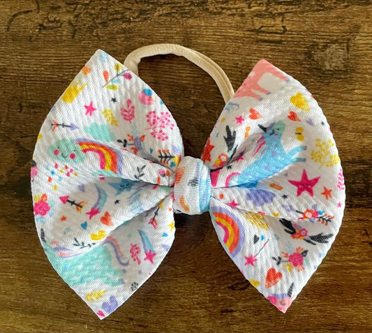 Unicorn Power Big Bow - EmZo BowsBig Bow