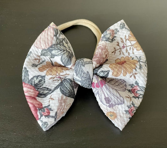 Vintage Floral Bow - EmZo Bowsbow