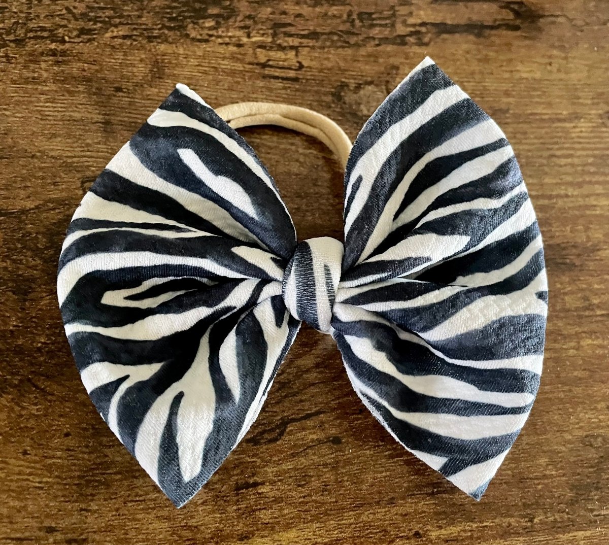 Zebra Big Bow - EmZo BowsBig Bow